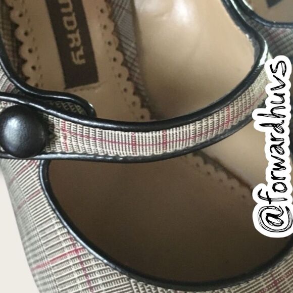 Chinese Laundry Colby Plaid Mary Jane Heels 6.5 - Picture 4 of 12